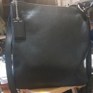 Coach Black Leather Crossbody Bag